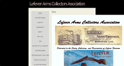 Desktop Screenshot of lefevercollectors.com